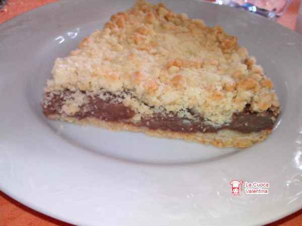 Ricetta Ricetta torta sbrisolona con crema e nutella