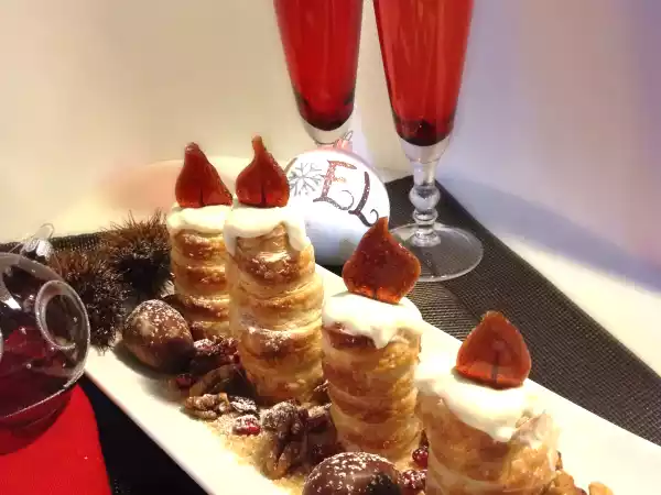 Ricetta Candele di pasta sfoglia