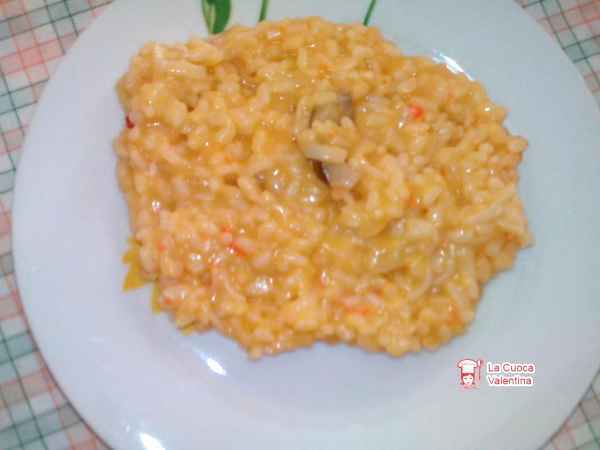 Ricetta Risotto con funghi e carote