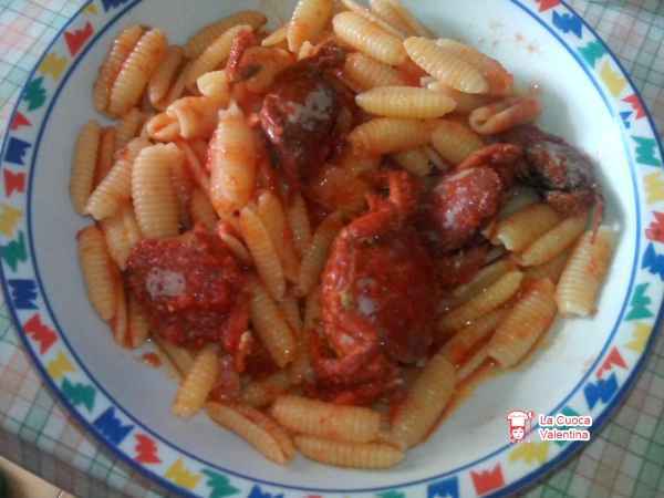 Ricetta Gnocchetti sardi con sugo di granchi