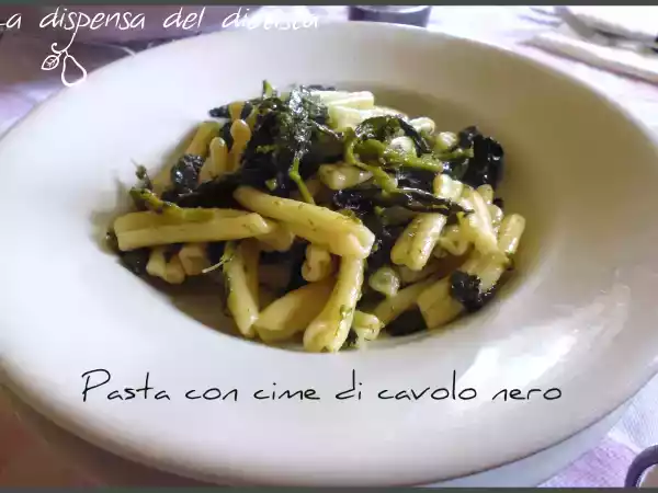Ricetta Pasta con cime di cavolo nero