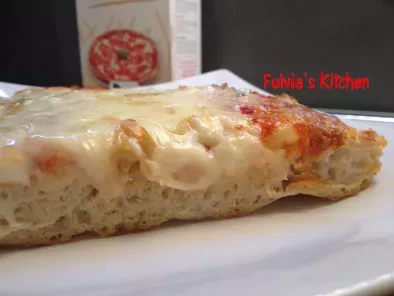 Ricetta Pizza ai 4 formaggi a lievitazione mista