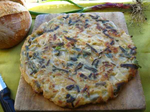 Ricetta Nchiambara : frittata tipica di cipolle