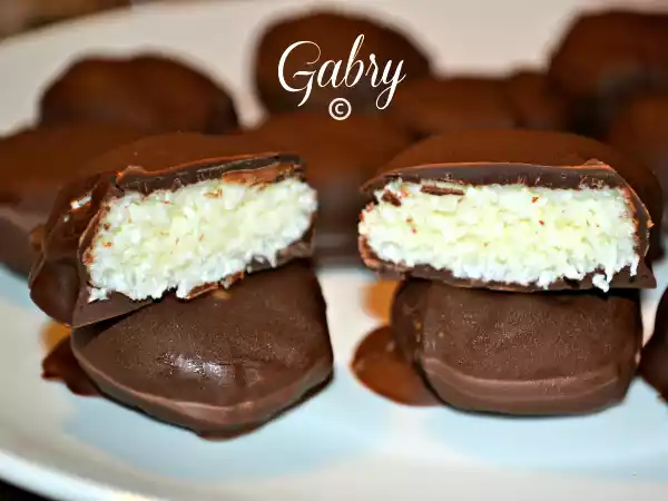 Ricetta Bounty bon bon (cocco e cioccolato)