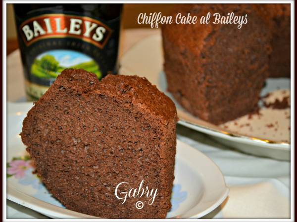 Ricetta Chiffon cake al baileys