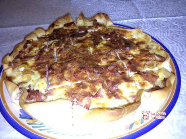 Ricetta Quiche fumé con scamorza affumicata e speck