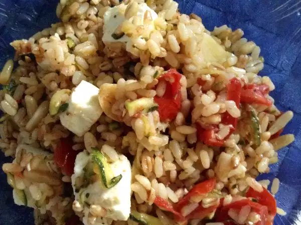 Ricetta Insalata di riso, feta e pomodorini