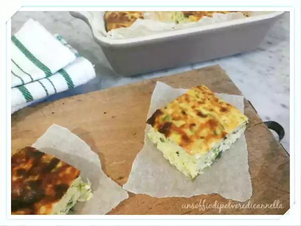 Ricetta Frittata leggera di ricotta e zucchine