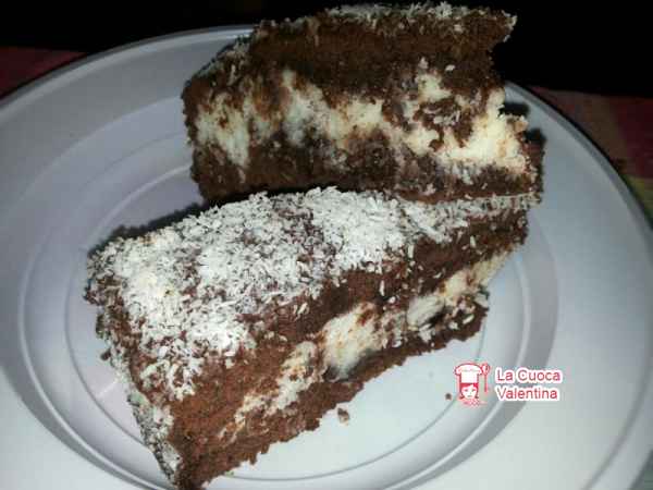 Ricetta Torta bounty ricoperta di nutella e cocco