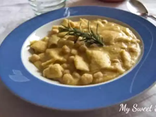 Ricetta Zuppa di ceci e maltagliati con secuquick