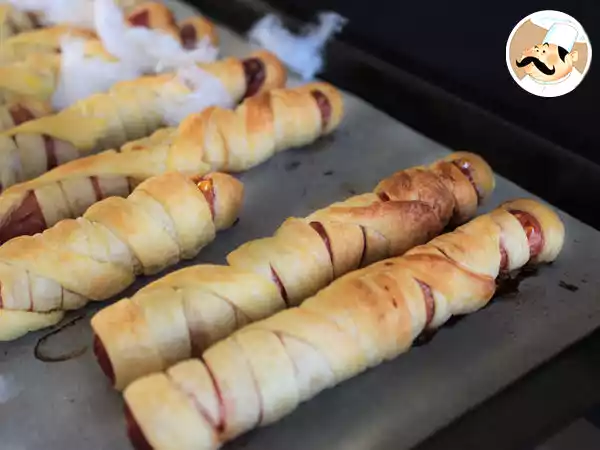 Ricetta Ricetta per halloween - mummie di wurstel