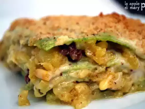 Ricetta Lasagne al cavolfiore con besciamella alla bottarga