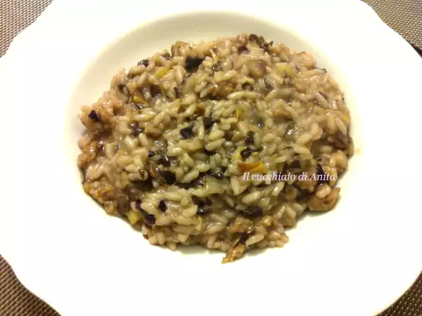 Ricetta Risotto all'amarone e radicchio trevigiano