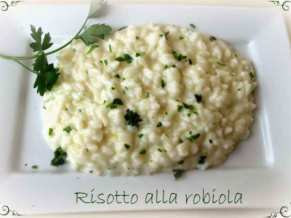 Risotto alla robiola