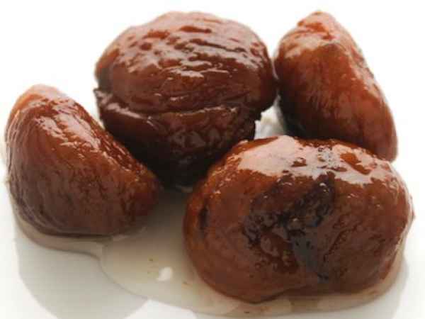 Castagne sciroppate