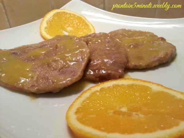 Scaloppine all'arancia