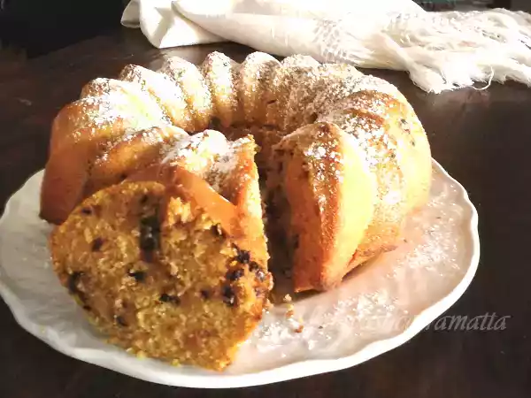 Ricetta Torta di zucca con gocce di cioccolato speziata