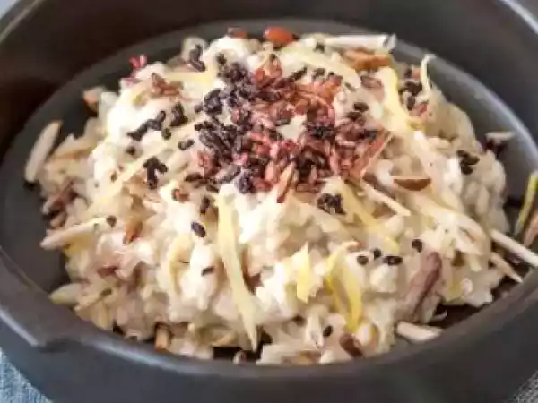 Ricetta Risotto limone e mandorle