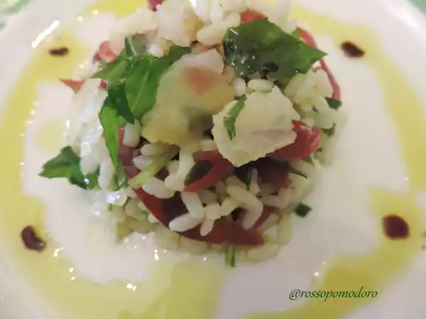Ricetta Riso freddo con bresaola rucola e scaglie di parmigiano