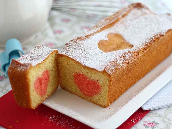 Plumcake di san valentino