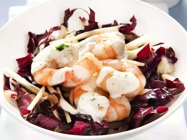 Ricetta Insalata di gamberi e verdure