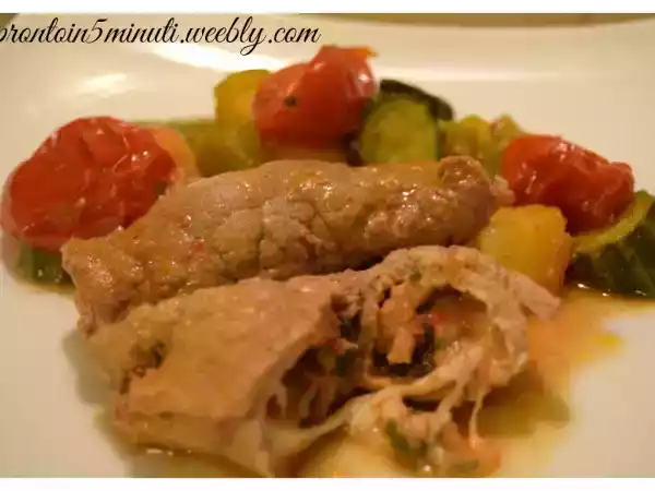 Ricetta Involtini ripieni mozzarella e pomodoro