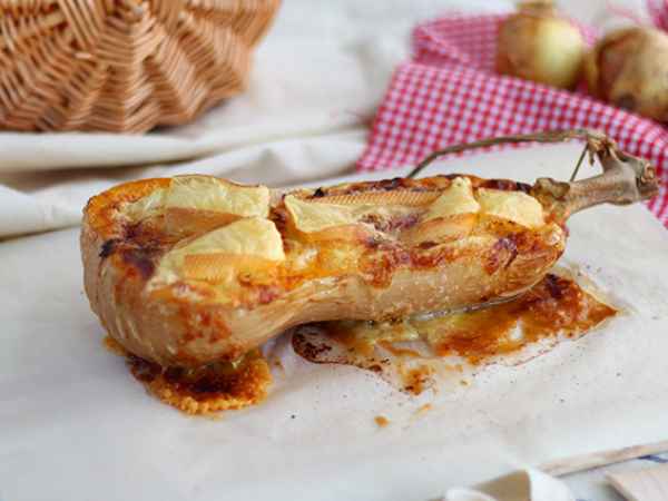 Ricetta Zucca ripiena al forno