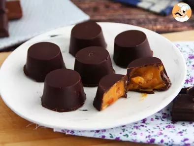 Ricetta Cioccolatini con mandorle e caramello