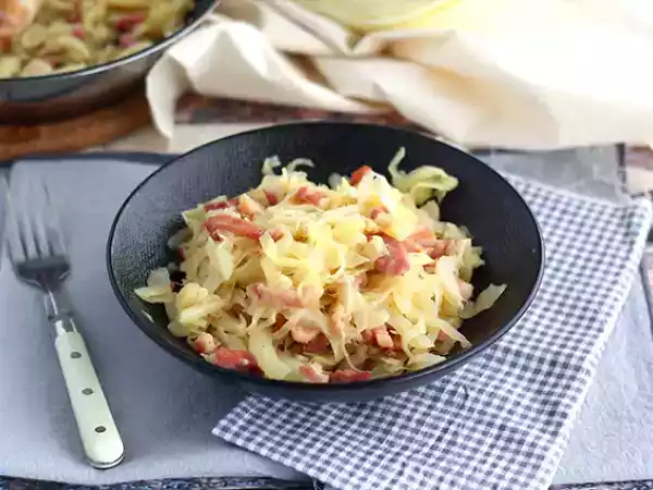 Ricetta Cavolo stufato con pancetta