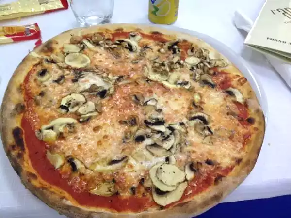 Ricetta Pizza ai funghi freschi