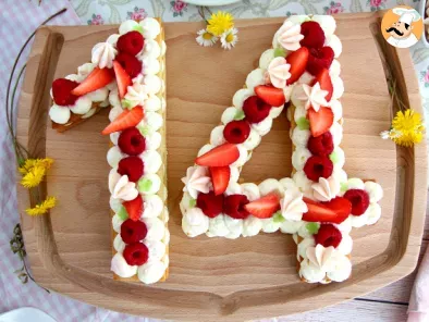 Ricetta Number cake - torta a forma di numero