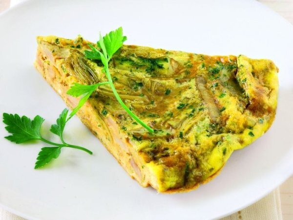 Frittata ai carciofi al forno