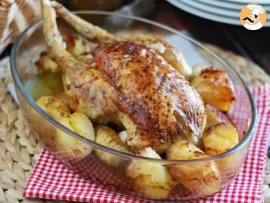Pollo al forno con patate, la ricetta tradizionale
