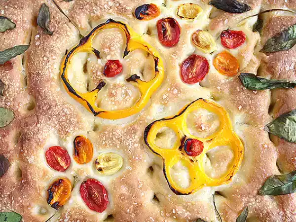 Ricetta Focaccia primavera - ricetta facile