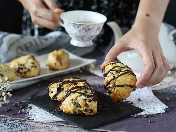 Ricetta Scones al cioccolato