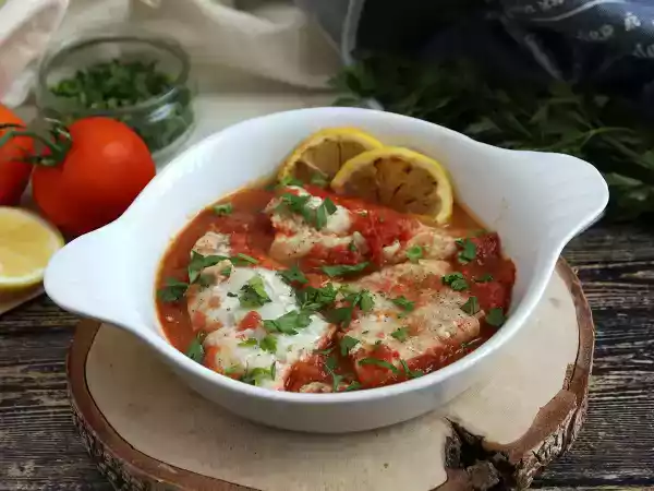 Ricetta Merluzzo in padella con pomodoro, limone e cumino