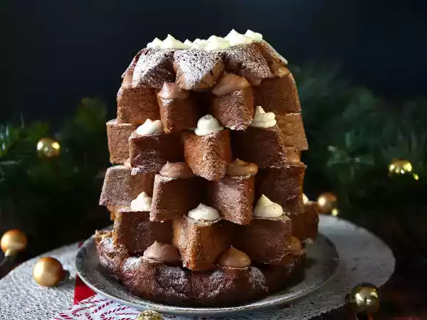 Ricetta Pandoro farcito con crema al mascarpone e nutella