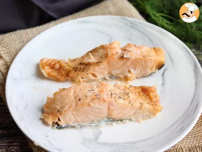 Ricetta Come cuocere il salmone al microonde?