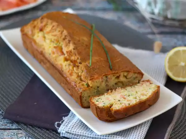 Ricetta Plumcake salato con salmone affumicato, limone ed erba cipollina