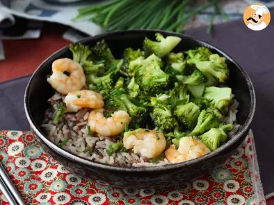 Ricetta Riso integrale con broccoli e gamberetti, un piatto leggero ed equilibrato
