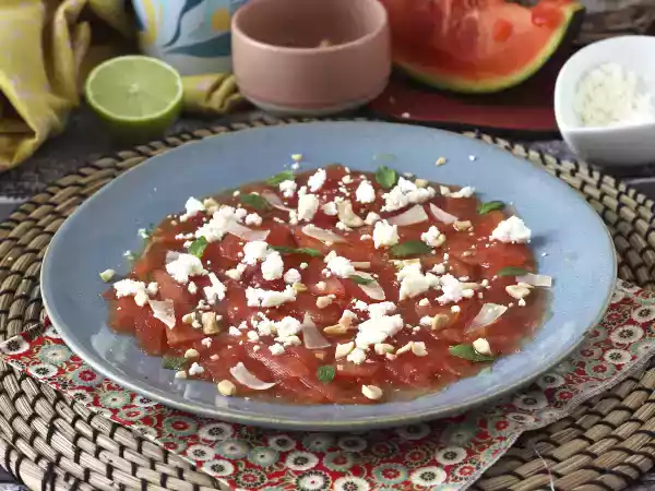 Ricetta Carpaccio di anguria: il fresco e gustoso antipasto estivo!