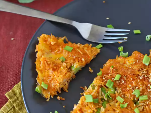Ricetta Frittata di riso croccante al gochujang: la ricetta anti-spreco in stile asiatico