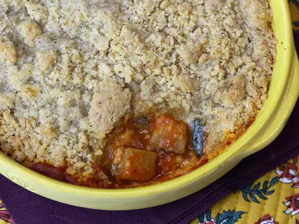 Ricetta Crumble di ratatouille: un piatto al forno facile e veloce da preparare