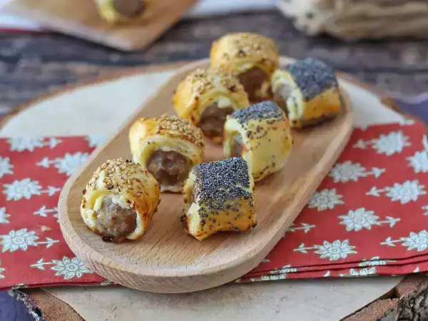 Ricetta Rustici di salsiccia e formaggio in friggitrice ad aria