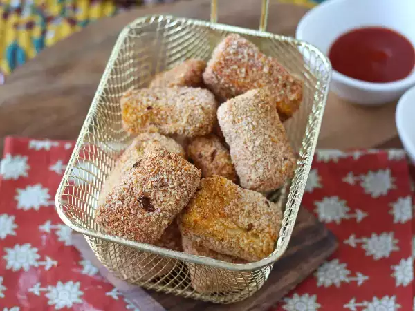Ricetta Nuggets di tofu in friggitrice ad aria croccanti e speziati