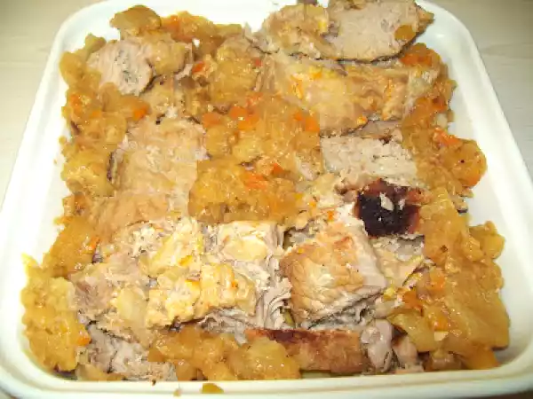 Ricetta Lonza con le mele e patate saporite