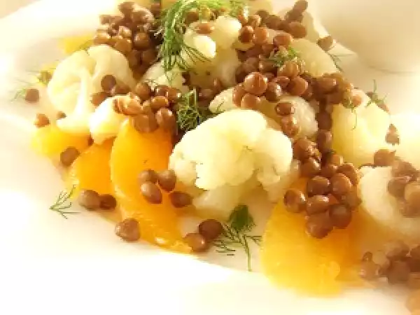 Ricetta Insalata di cavolfiore e lenticchie