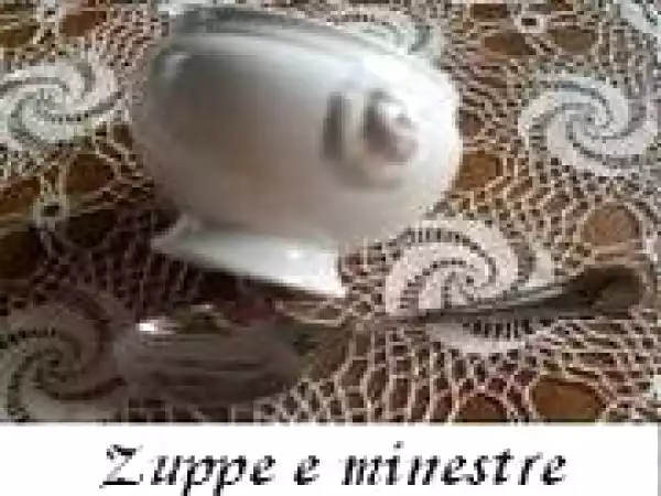 Ricetta Zuppa di ceci con pane abbrustolito e salsiccia