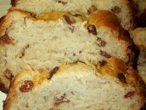 Ricetta Pane con uvetta