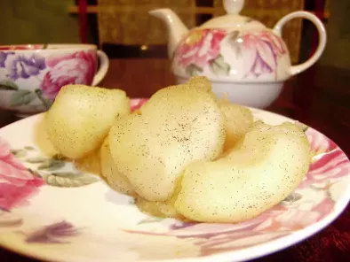 Ricetta Regalarsi il piacere di stare in casa : mele cotte con vaniglia & brandy